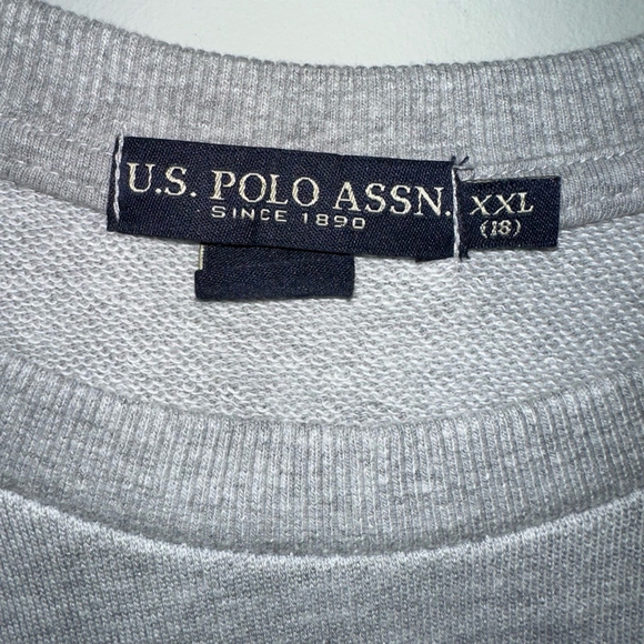 Lot of 2 Youth U.S. Polo Assn. Sweatshirt XXL Red/Navy Ombré 1 NWT 1 NWOT (18) - Picture 4 of 14